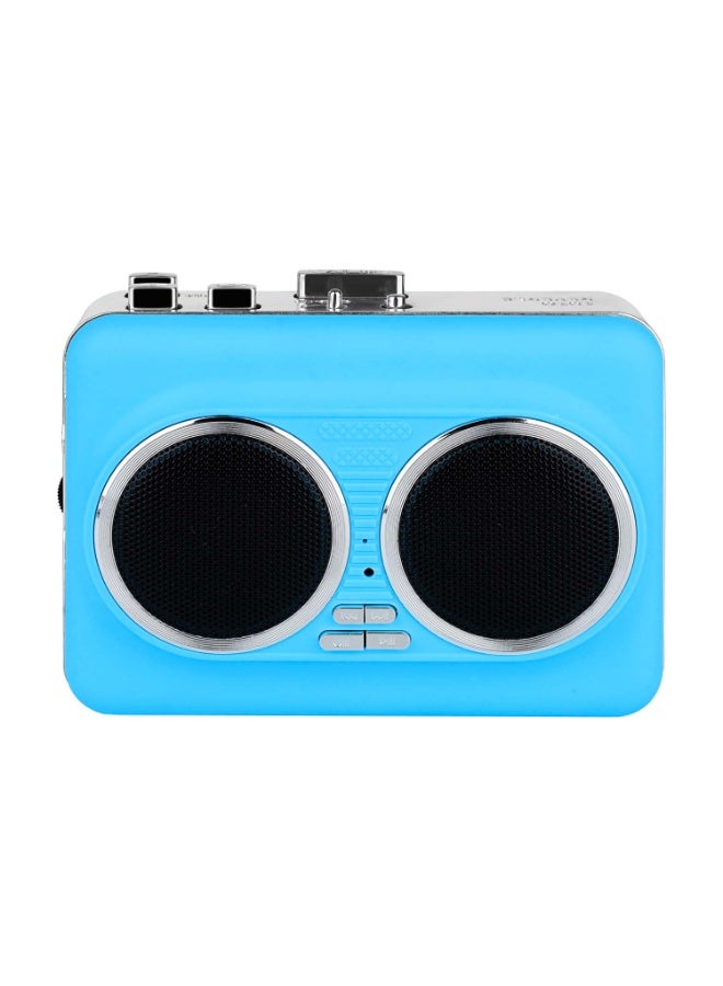 Echo Audio The Jackson - Cassette Player with Built-in Speaker- Headset Included - Convert Cassettes to MP3 - Blue Color - Image 3